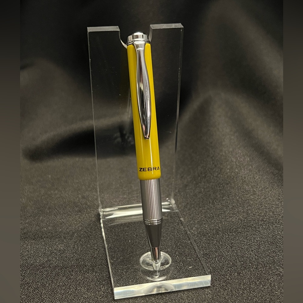 Zebra Discontinued Yellow Telescopic Ballpoint Pen – Metal Grip